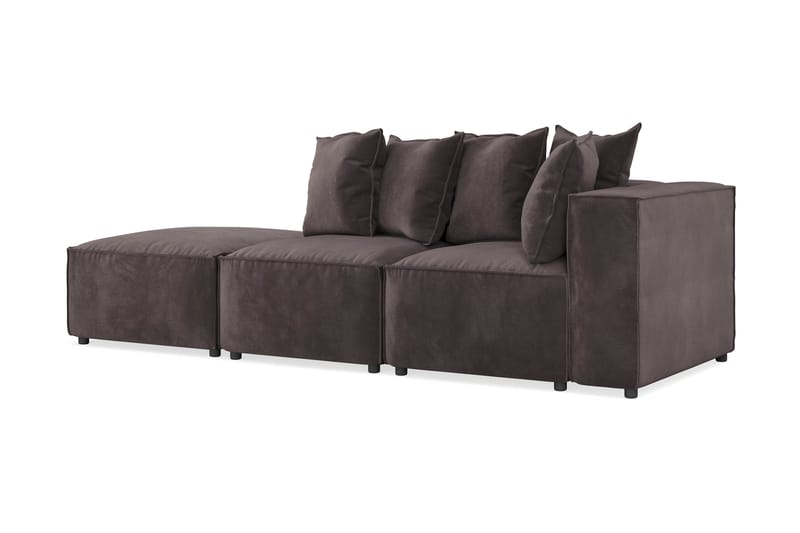 Sofa Narender 3-seters - Grå - Møbler - Sofaer - 3 seter sofa