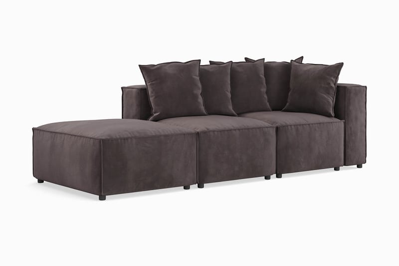 Sofa Narender 3-seters - Grå - Møbler - Sofaer - 3 seter sofa