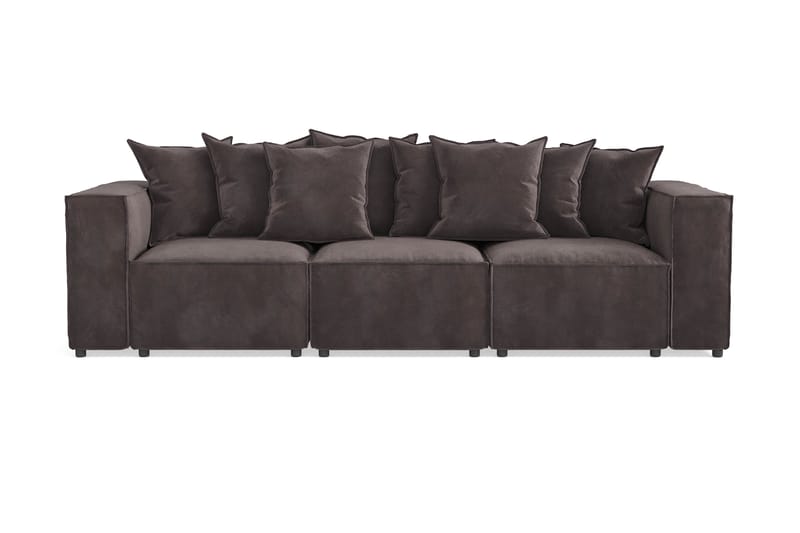 Sofa Narender 3-seters - Grå - Møbler - Sofaer - 3 seter sofa