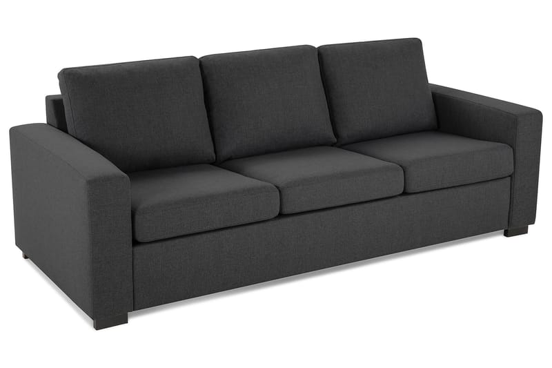 Sofa Nevada 3-seter - Mørkgrå - Møbler - Sofaer - 3 seter sofa