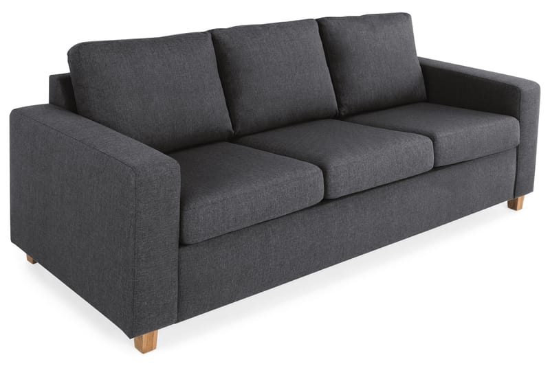 Sofa Nevada 3-seter - Mørkgrå - Møbler - Sofaer - 3 seter sofa