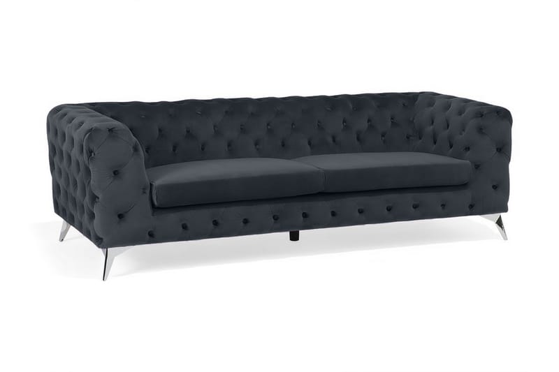 Sofa Sotra - Blå - Møbler - Sofaer - 3 seter sofa