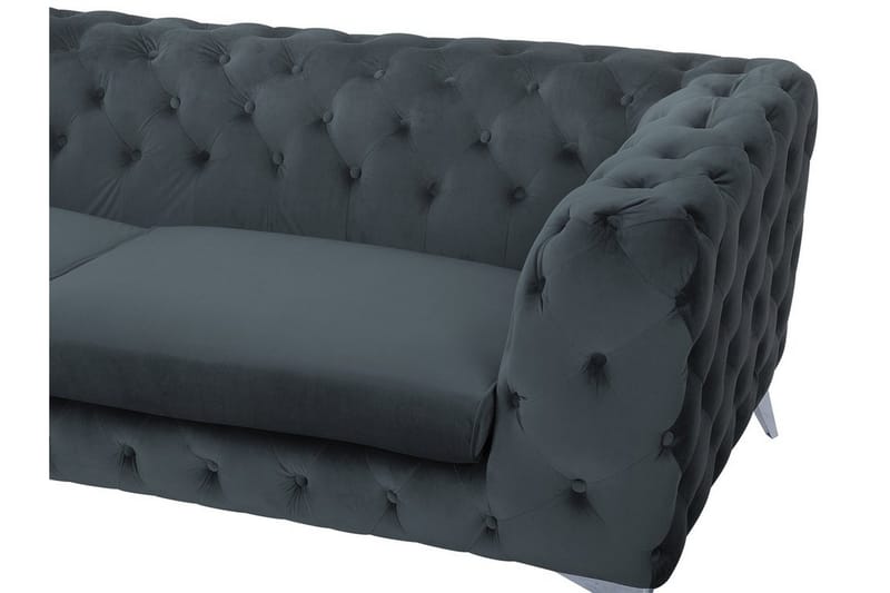 Sofa Sotra - Blå - Møbler - Sofaer - 3 seter sofa