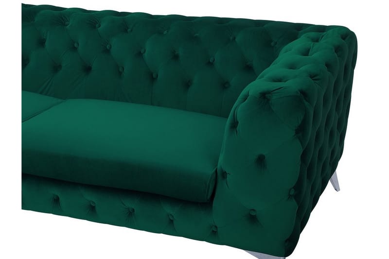 Sofa Sotra - Grønn - Møbler - Sofaer - 3 seter sofa