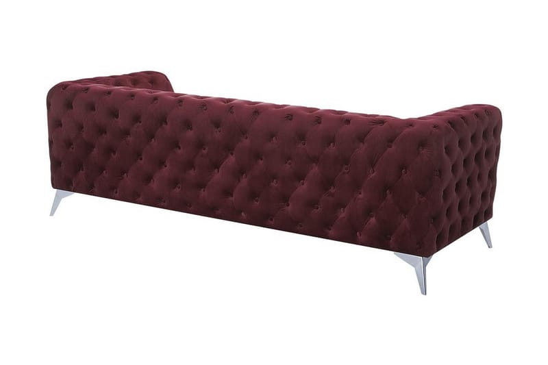 Sofa Sotra - Rød - Møbler - Sofaer - 3 seter sofa