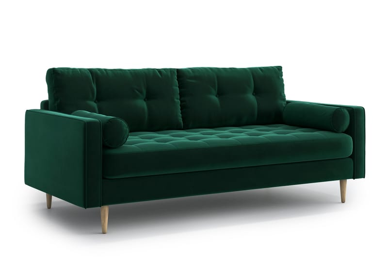 Sofa Stephanie 3-seter - Grønn - Møbler - Sofaer - 3 seter sofa