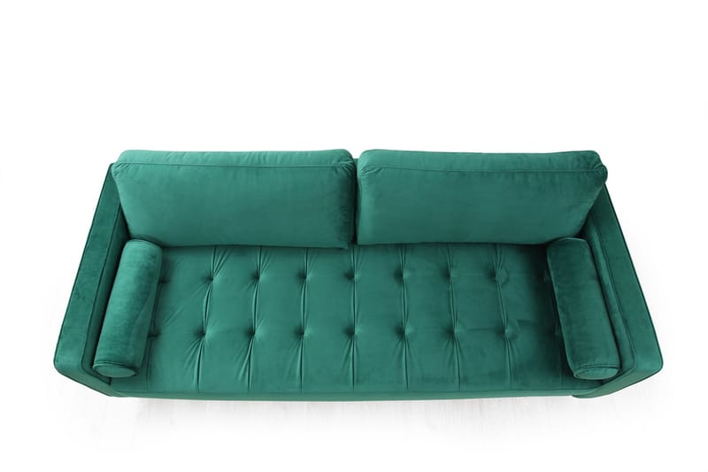 Sofa Puento 3-seters - Grønn - Møbler - Sofaer - 3 seter sofa