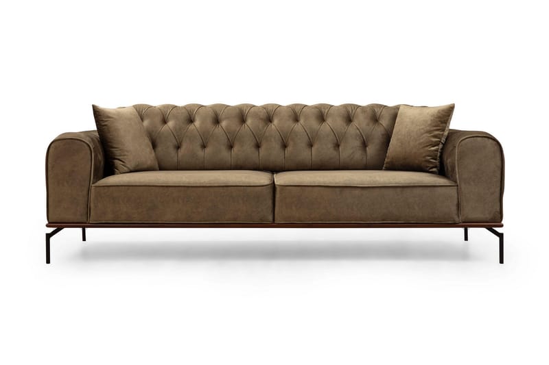 Sofa Petone 3-seters - Grønn - Møbler - Sofaer - 3 seter sofa