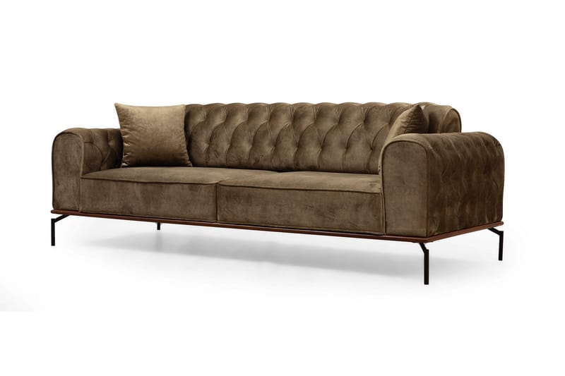 Sofa Petone 3-seters - Grønn - Møbler - Sofaer - 3 seter sofa