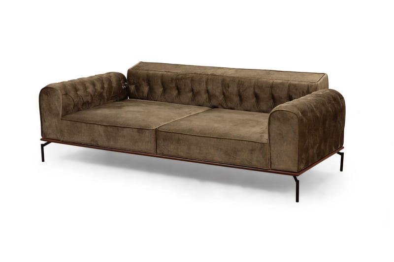 Sofa Petone 3-seters - Grønn - Møbler - Sofaer - 3 seter sofa