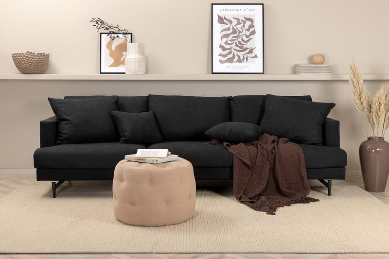 Sofia 3-seters Sofa - Beige - Møbler - Sofaer - 3 seter sofa