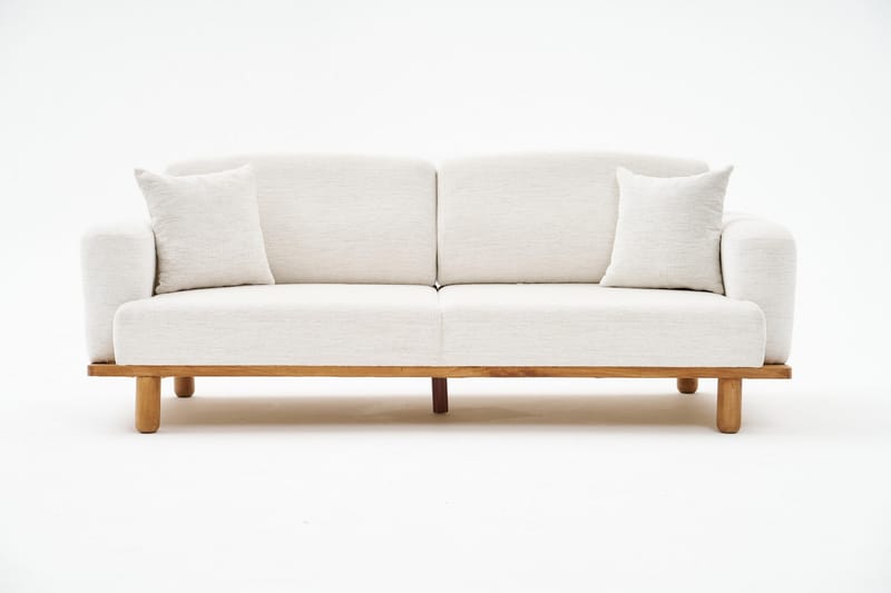 3-seters Sofa Arman - Krem - Møbler - Sofaer - 3 seter sofa