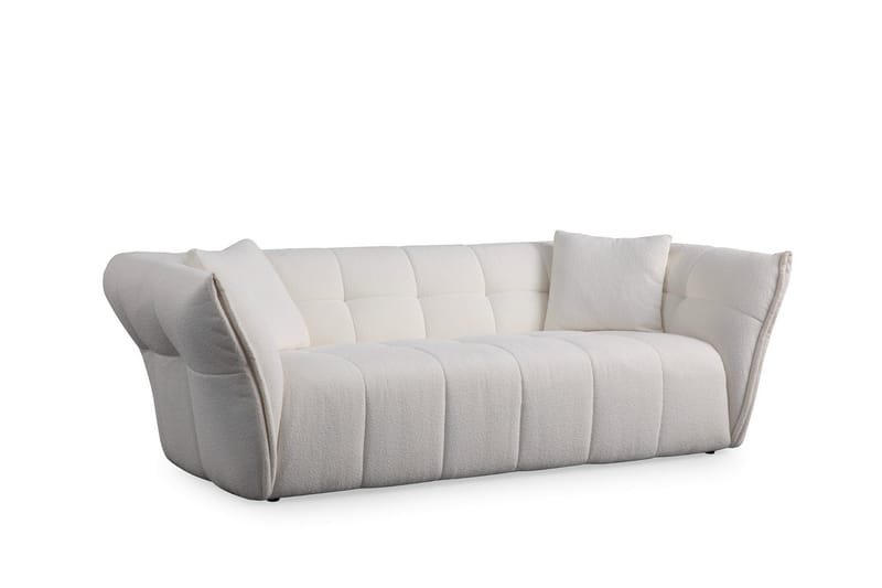 3-seters Sofa Azzo - Hvit - Møbler - Sofaer - 3 seter sofa