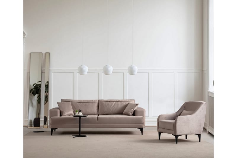 3-seters Sofa Cabni - Beige - Møbler - Sofaer - 3 seter sofa