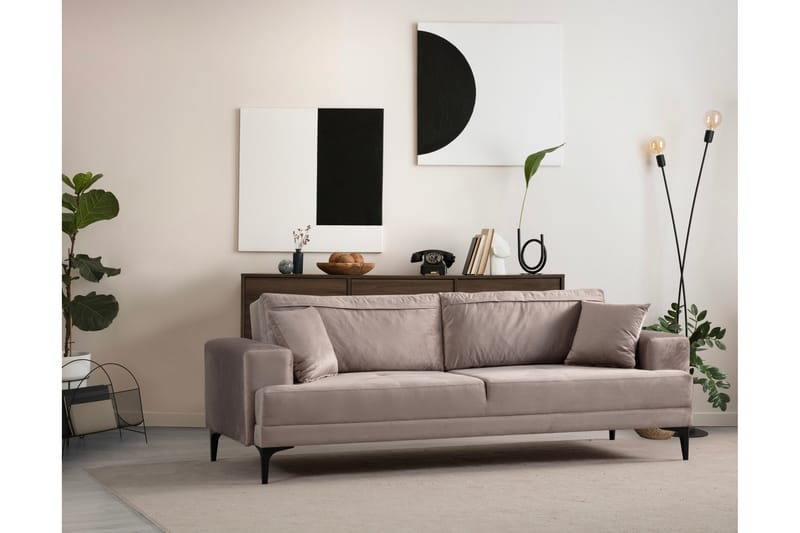 3-seters Sofa Cabni - Beige - Møbler - Sofaer - 3 seter sofa