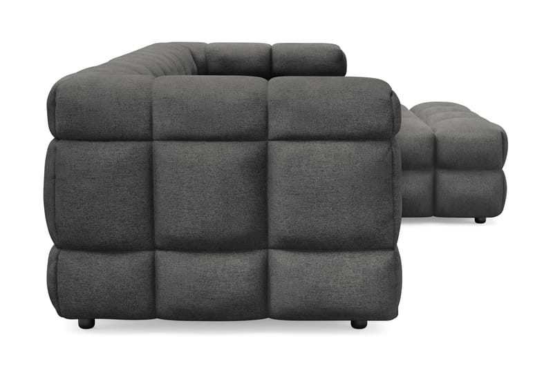 3-seters Sofa Elise med Sjeselong - Mørkegrå - Møbler - Sofaer - Hjørnesofaer