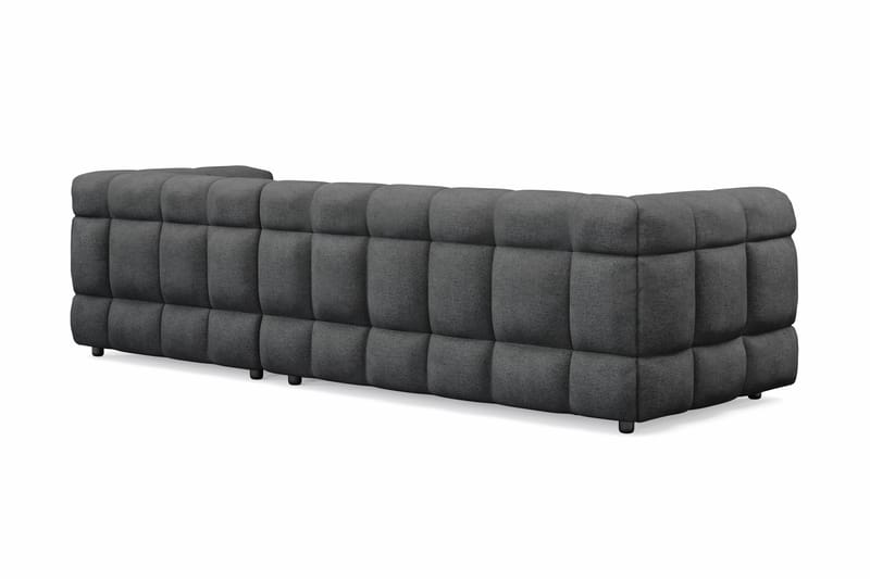 3-seters Sofa Elise med Sjeselong - Mørkegrå - Møbler - Sofaer - Hjørnesofaer