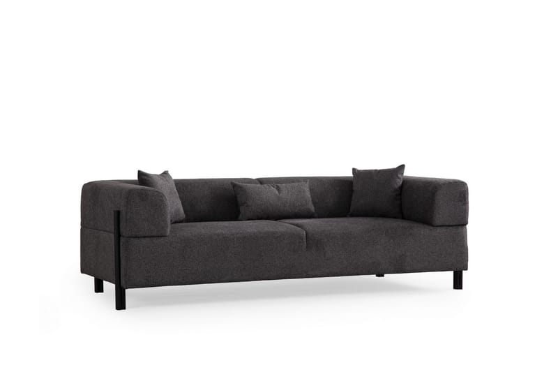 3-seters Sofa Gio - Antrasitt - Møbler - Sofaer - 3 seter sofa