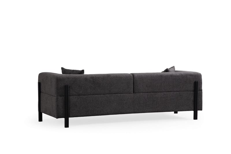 3-seters Sofa Gio - Antrasitt - Møbler - Sofaer - 3 seter sofa