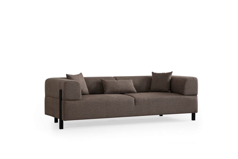 3-seters Sofa Gio - Brun - Møbler - Sofaer - 3 seter sofa