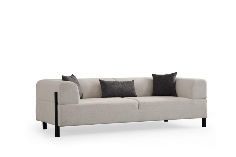 3-seters Sofa Gio - Hvit - Møbler - Sofaer - 3 seter sofa