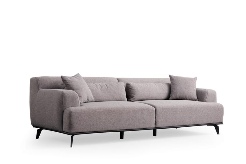 3-seters Sofa Jaguar - Brun/Grå - Møbler - Sofaer - 3 seter sofa