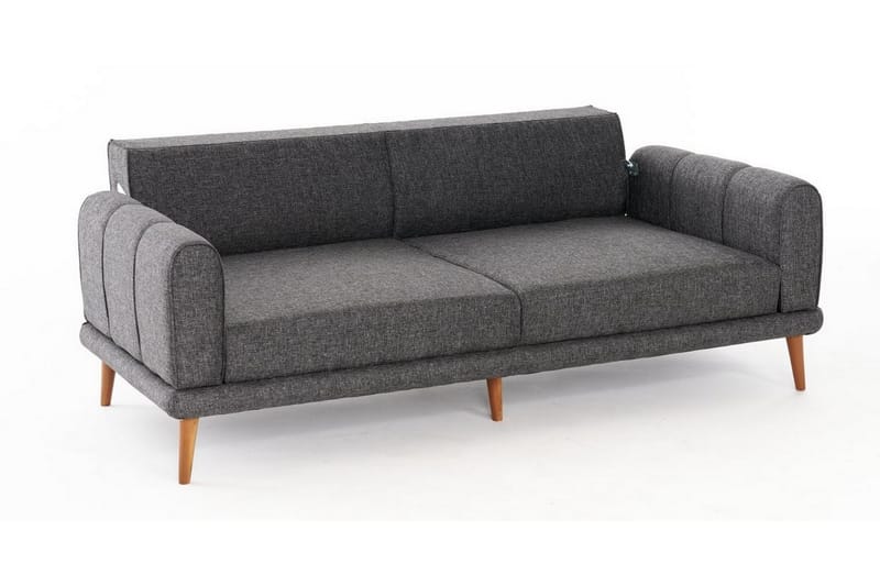 3-seters Sofa Khambalia - Antrasitt - Møbler - Sofaer - 3 seter sofa