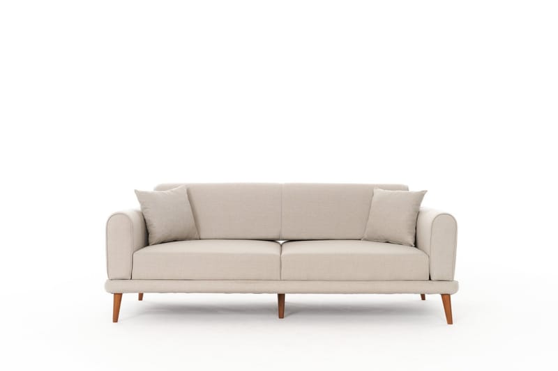 3-seters Sofa Khambalia - Krem - Møbler - Sofaer - 3 seter sofa