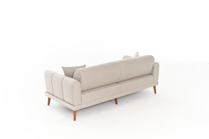 3-seters Sofa Khambalia - Krem - Møbler - Sofaer - 3 seter sofa