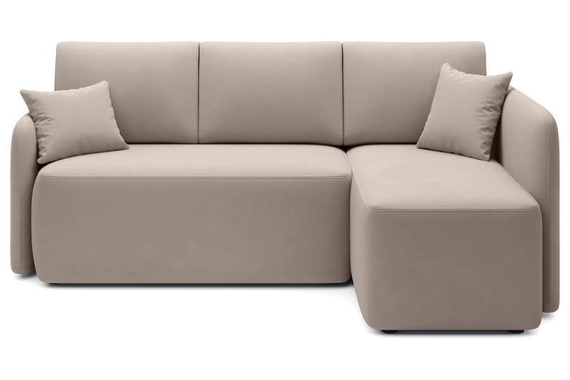 3-seters Sofa med Divan Hadson - Beige - Møbler - Sofaer - Sofaer med sjeselong - 3 seters sofa med divan