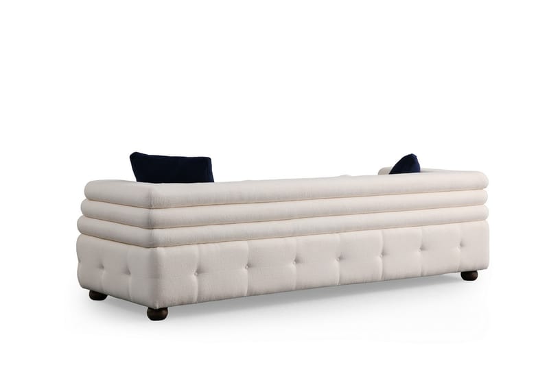 3-seters Sofa Namarta - Hvit - Møbler - Sofaer - 3 seter sofa