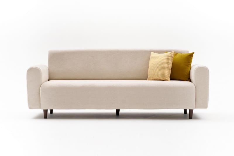 3-seters Sofa Noya - Krem - Møbler - Sofaer - 3 seter sofa