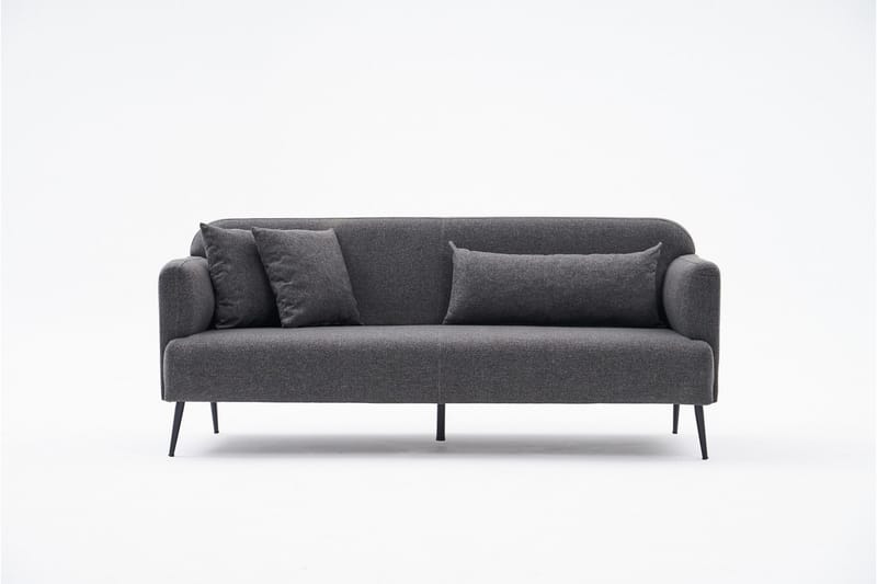 3-seters Sofa Revos - Antrasitt - Møbler - Sofaer - 3 seter sofa