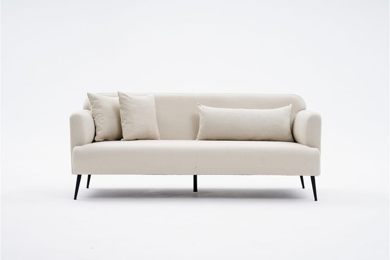 3-seters Sofa Revos - Krem - Møbler - Sofaer - 3 seter sofa