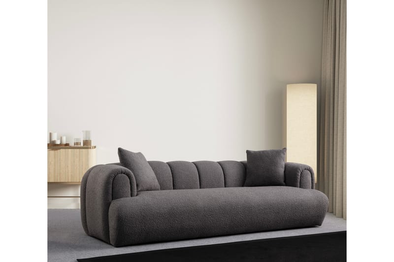 3-seters Sofa Tandinas - Antrasitt - Møbler - Sofaer - 3 seter sofa