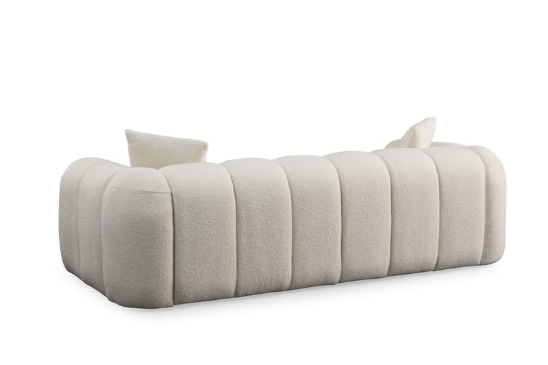 3-seters Sofa Tandinas - Hvit - Møbler - Sofaer - 3 seter sofa