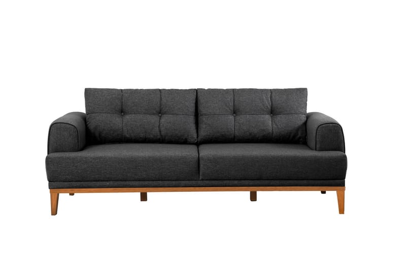 3-seters Sofa Vinadi - Antrasitt - Møbler - Sofaer - 3 seter sofa