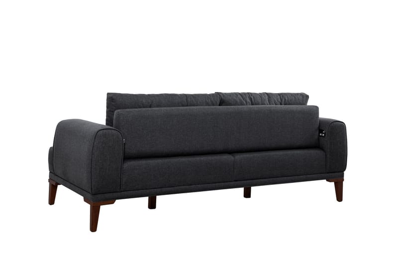 3-seters Sofa Vinadi - Antrasitt - Møbler - Sofaer - 3 seter sofa