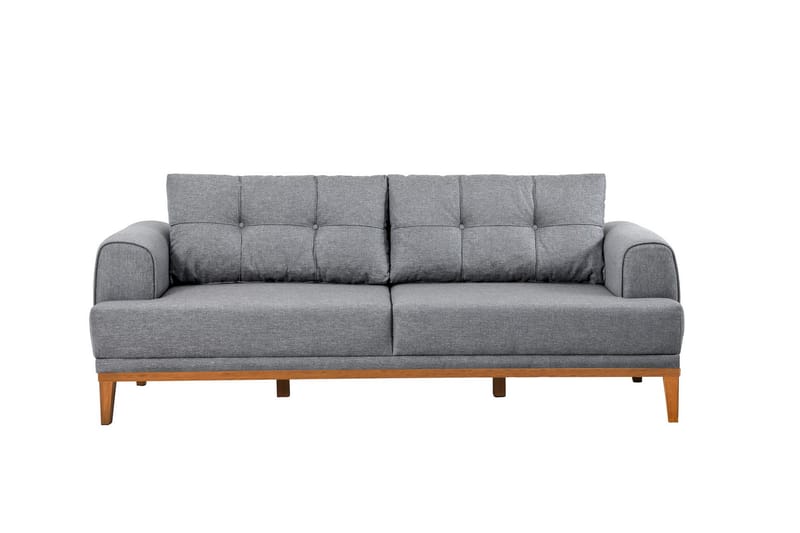 3-seters Sofa Vinadi - Grå - Møbler - Sofaer - 3 seter sofa