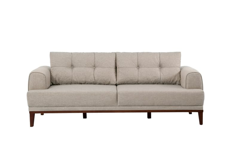 3-seters Sofa Vinadi - Krem - Møbler - Sofaer - 3 seter sofa