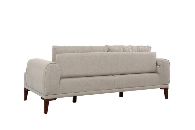 3-seters Sofa Vinadi - Krem - Møbler - Sofaer - 3 seter sofa