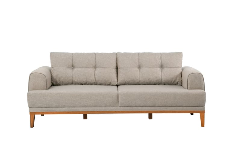 3-seters Sofa Vinadi - Krem - Møbler - Sofaer - 3 seter sofa