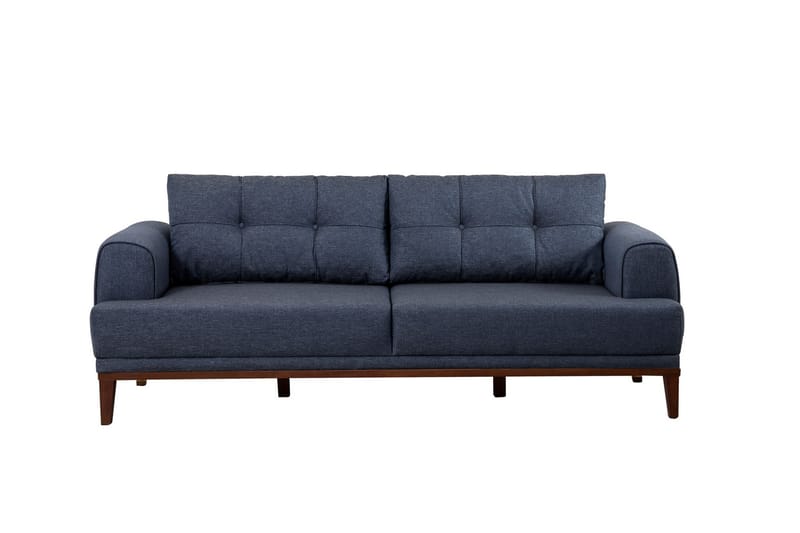 3-seters Sofa Vinadi - Mørkeblå - Møbler - Sofaer - 3 seter sofa