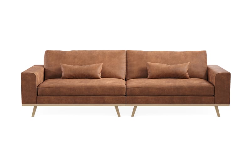 4-seter Haga Sofa - Brun - Møbler - Sofaer - 4 seter sofa