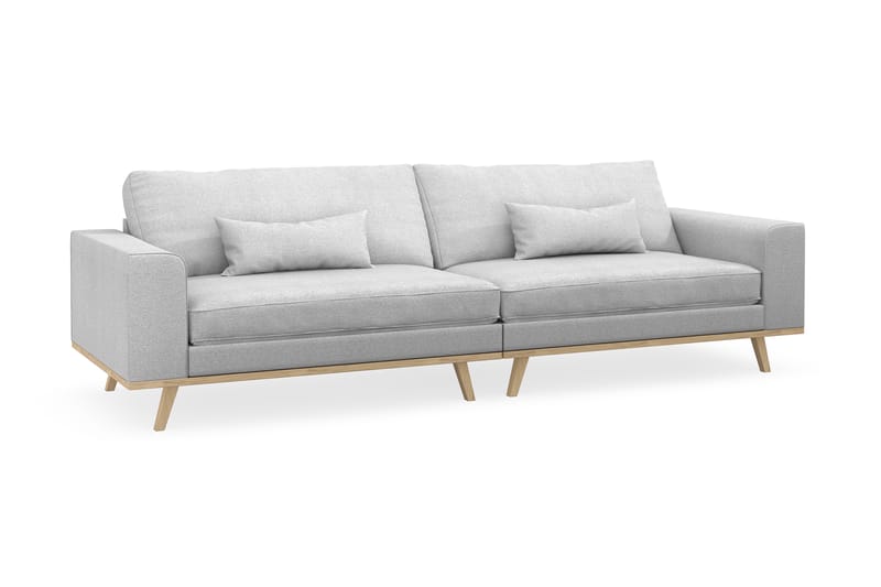 4-seter Haga Sofa - Lysegrå - Møbler - Sofaer - 4 seter sofa