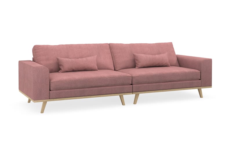 4-seter Haga Sofa - Lyserød - Møbler - Sofaer - 4 seter sofa