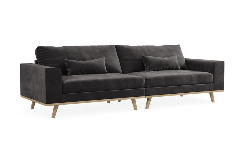 4-seter Haga Sofa - Mørkegrå - Møbler - Sofaer - 4 seter sofa