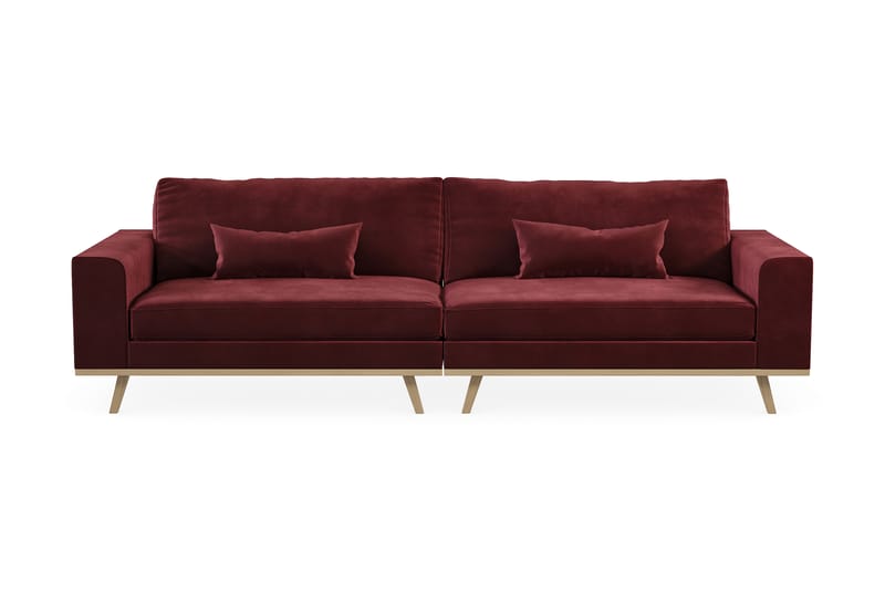 4-seter Haga Sofa - Rød - Møbler - Sofaer - 4 seter sofa