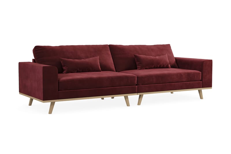 4-seter Haga Sofa - Rød - Møbler - Sofaer - 4 seter sofa