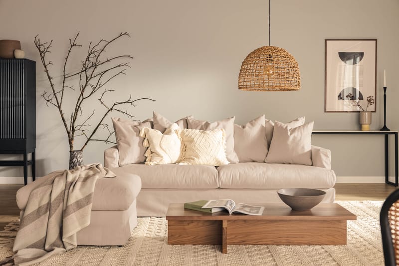 4-seter Sofa Armunia - Beige - Møbler - Sofaer - 4 seter sofa